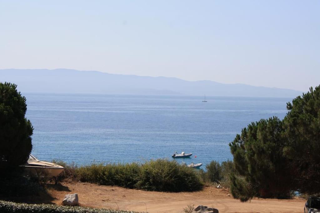 F2 Vue Mer Dans Residence Avec Piscine Ajaccio  Buitenkant foto